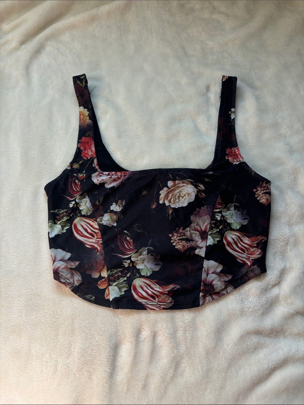West of Melrose Floral Corset Top